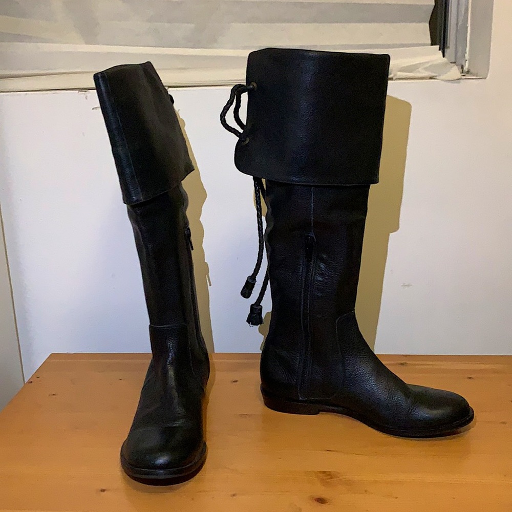 Imagine Vince Camuto black leather boots